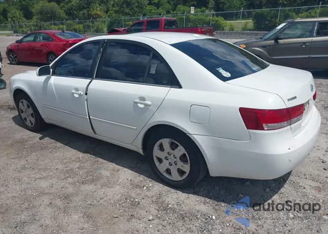 2008 Hyundai Sonata Gls from USA, damaged, VIN 5NPET46C18H390871